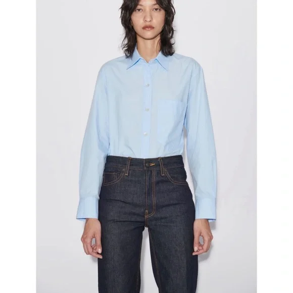 ZARA HIGH RISE BOOTCUT ZW COLLECTION JEANS size 4 - Picture 2 of 10